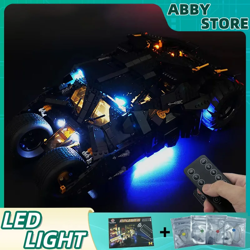 DIY RC LED Light Kit For LEGO 76240 Batmobile Tumbler   (Only LED Light,Without Blocks Model)