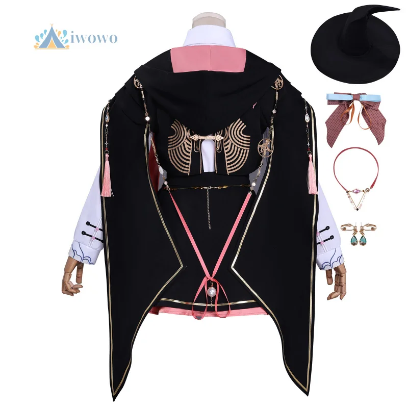 لعبة الهالوين دموع ثيميس اللاعب ملكة جمال المحامي كوسبلاي الميزان زي سحر القلب مع فستان أسود ملابس أنيمي الكبار #3