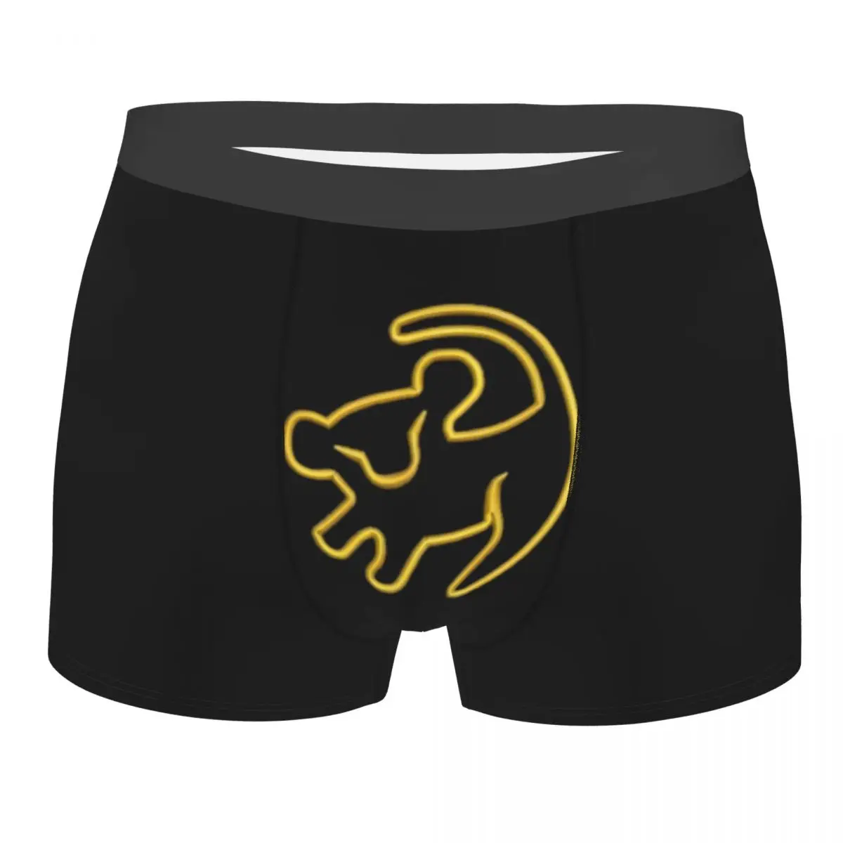 

The Lion King Simba Men's Underwear Boxer Briefs Shorts Panties Novelty Soft Underpants for Homme Plus Size