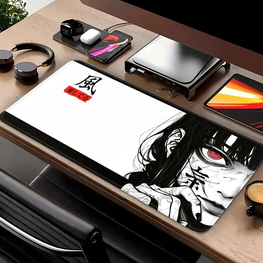 

Mouse Pad Keyboard Computer Laptop Pad office Pad Desk accessories XXL Game Console Pad overlock Makima Comic Black & White