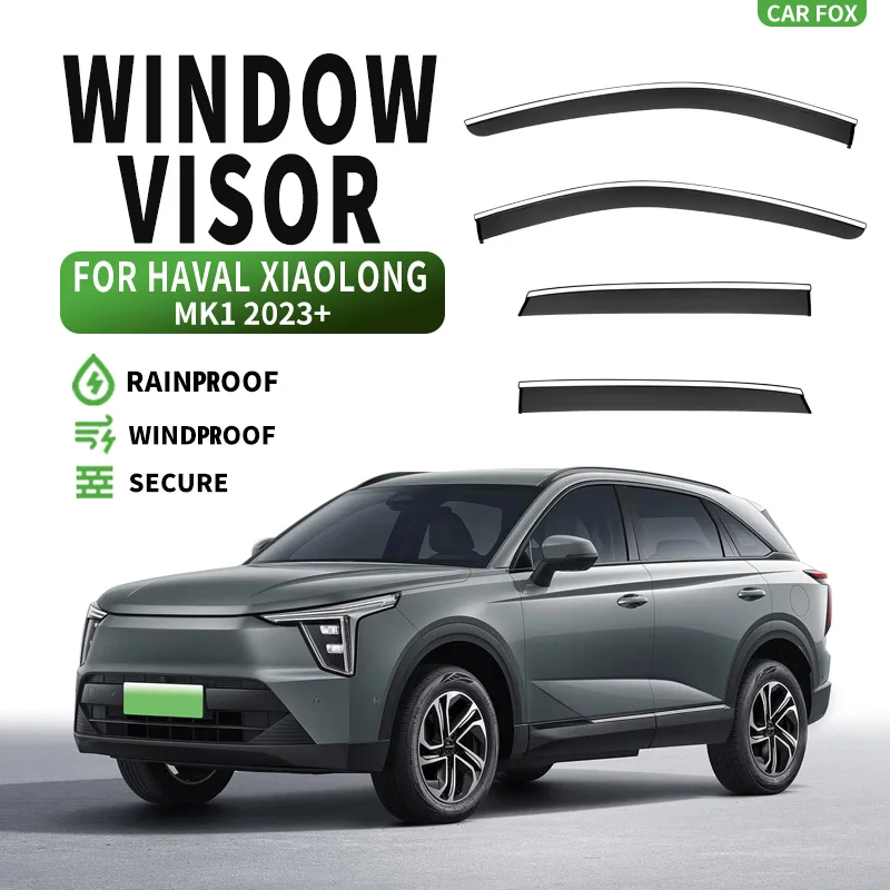 

Козырёк для окна HAVAL Xiaolong Max MK1 2023 +, защита от солнца и дождя, 4 шт./комплект, для Xiaolong Max MK1 2023 +