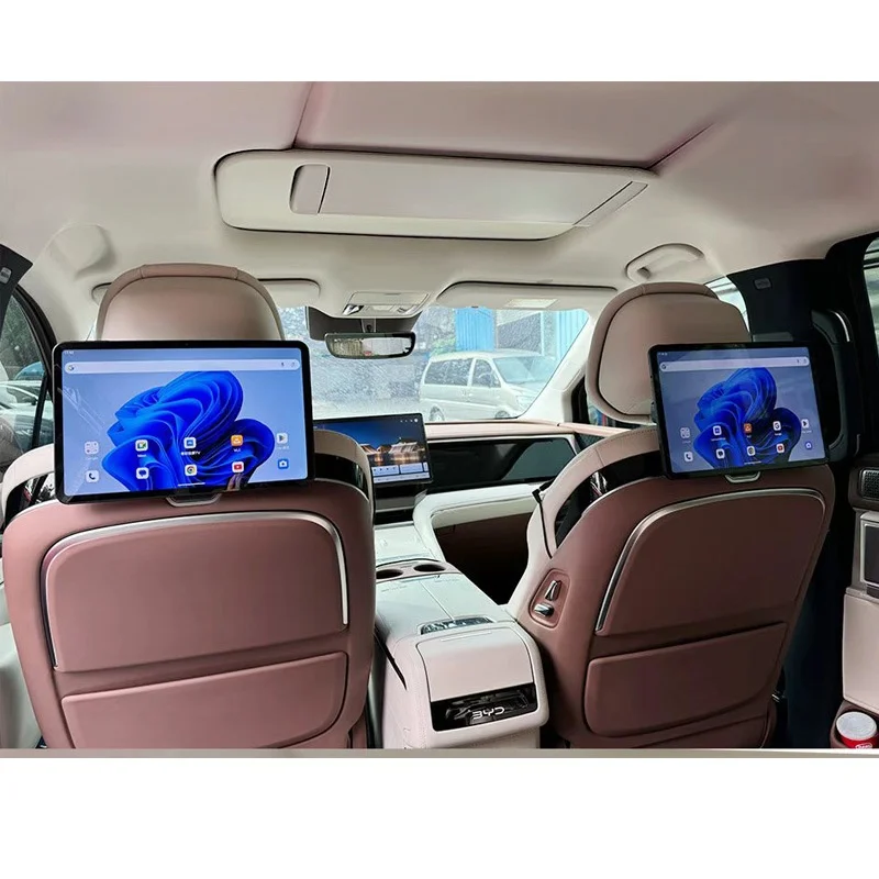 13,5 inch hoofdsteunmonitor voor auto's, 6G+128GB ROM, Android 15 tablet-pc, 4G WIFI, HD 1080P/BT/HDMI/Mirror Link/Miracas monitor hoofdsteun