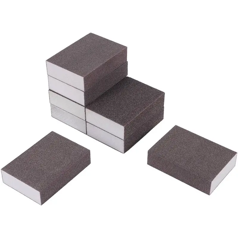 ABJN-8Pack Sanding Sponges Coarse Fine Sanding Blocks In 60-220 Grits Sand Foam Sandpaper For Metal Wood Polish