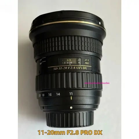 98% novo original para tokina AT-X 11-20mm f2.8 pro dx para nikon boca autofoco 11-20mm f/2.8 pro dx para lente canon