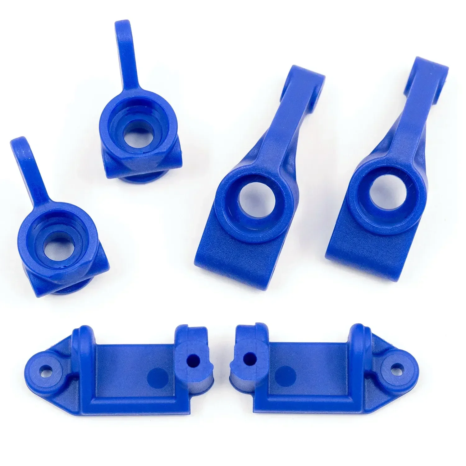 Nylon Front Caster Blocks & Rear Stub Axle Carriers for 1/10 Traxxas Slash 2WD/VXL, Rustler, Stampede, Bandit - Durable Steering