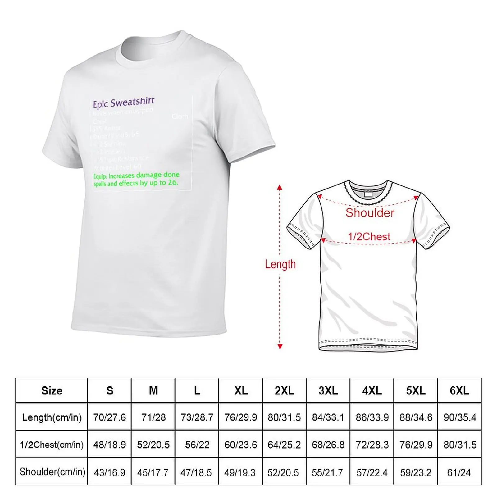 Epic Sweatshirt T-Shirt man tshirt essential t shirt T-Shirt
