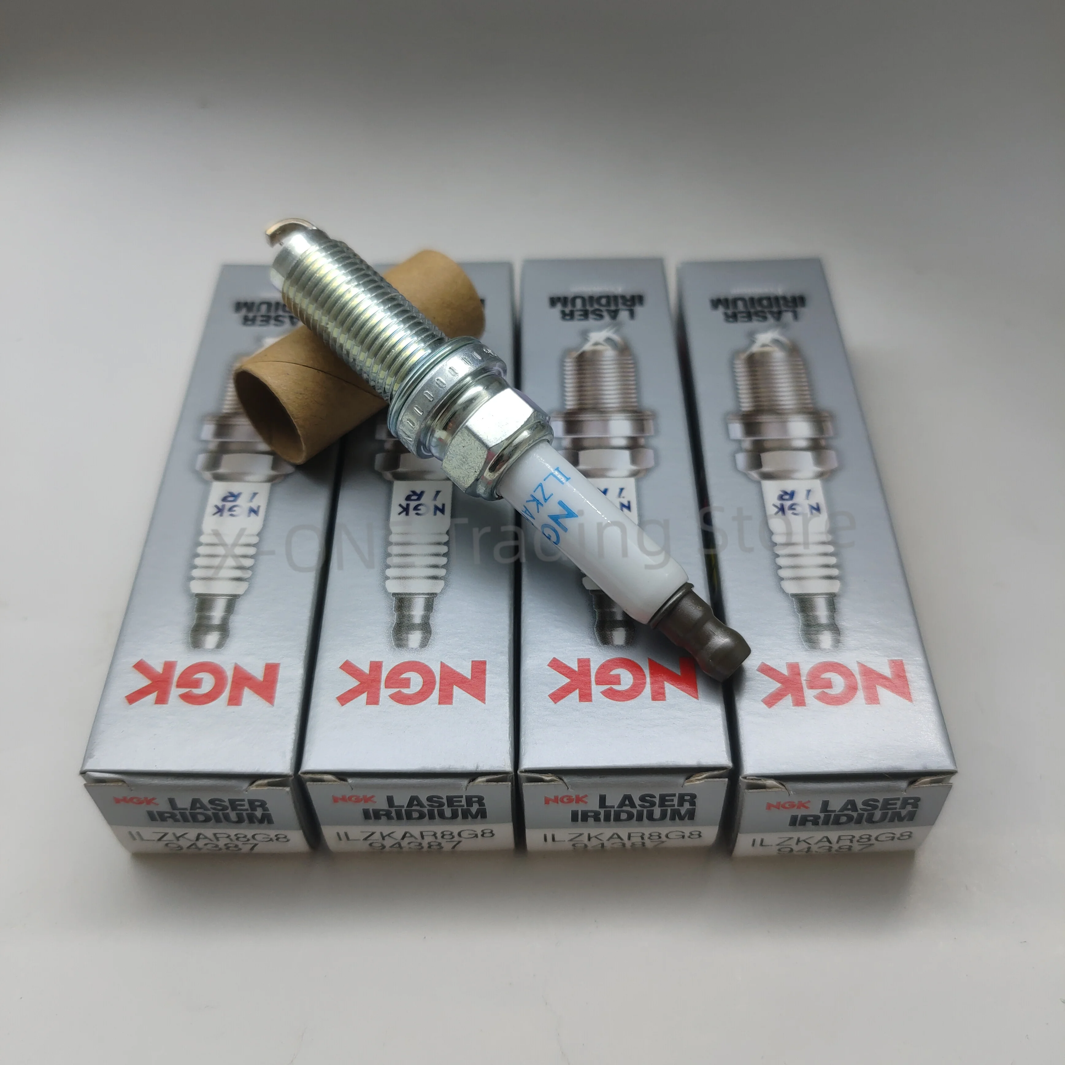 4pcs Original Iridium Platinum NGK Spark Plug ILZKAR8G8 94387 Suitable For 2.0T G10 Civic CRV URV etc