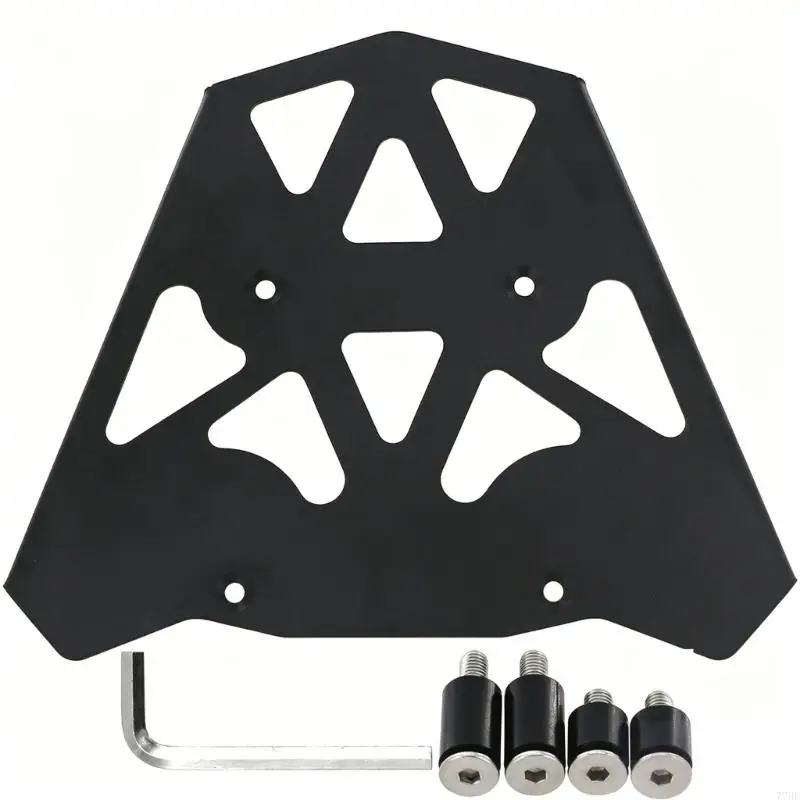 77HF Strong 3Mm Thick Motorcycle Luggage Rack High Strength Steel Rear Carry Upgrades Designed for 450MT & 450