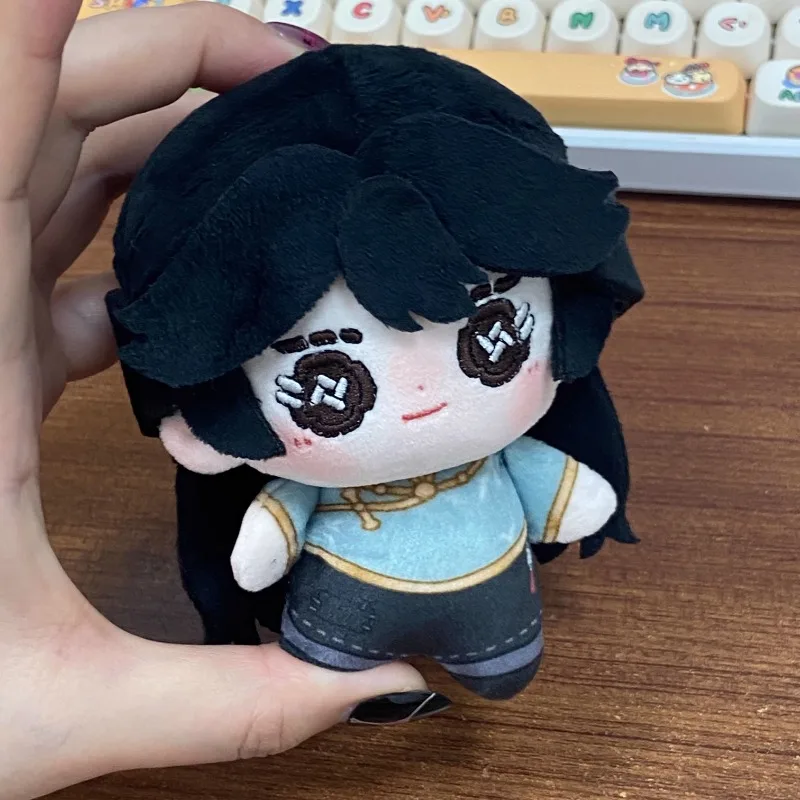 

Anime Identity V Cosplay Antiquarian Qi Shiyi New Embroidery Print Body Adorable 10cm Backpack Pendant Plush Keychain Gift