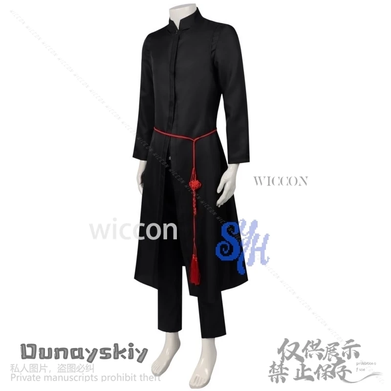 Anime Film Kpop Dämon Junge Gruppe Sajaboys Cosplay Hübsche Uniform Jinu Vampir Goth Punk Langen Mantel Korea Idol Halloween