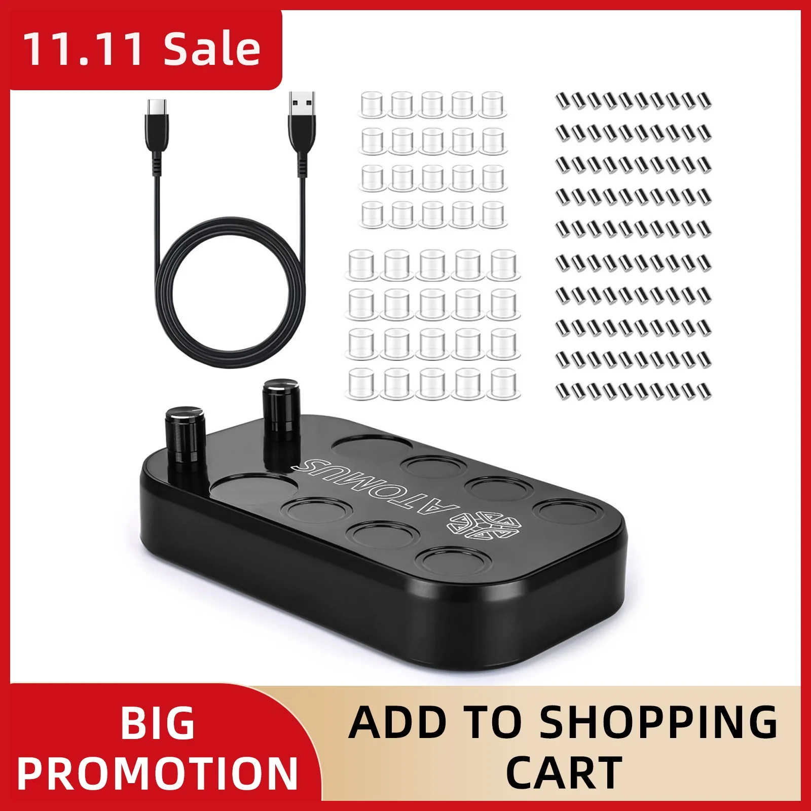 

ATOMUS чашка для чернил для татуировки, магнитная мешалка, электрический миксер для чернил, лабораторное смешивание лака для ногтей, клей для ресниц и лаборатория смешивания лака