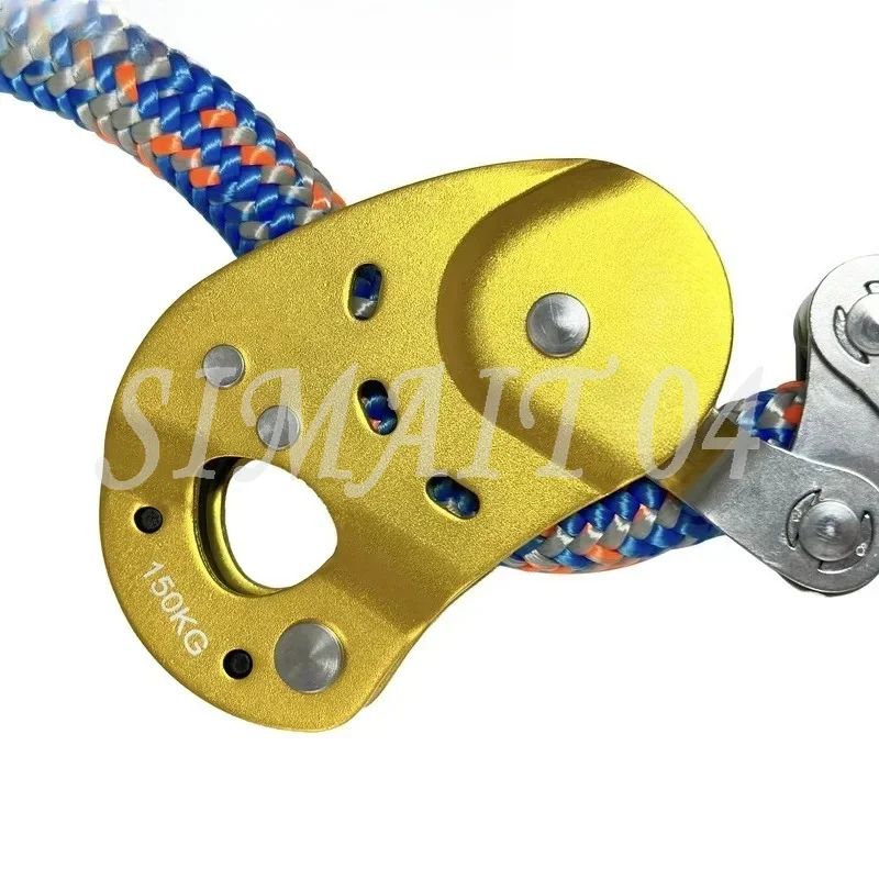 150KG Fall Belay Device Rope Climbing Arborist Rescue And Aerial Work