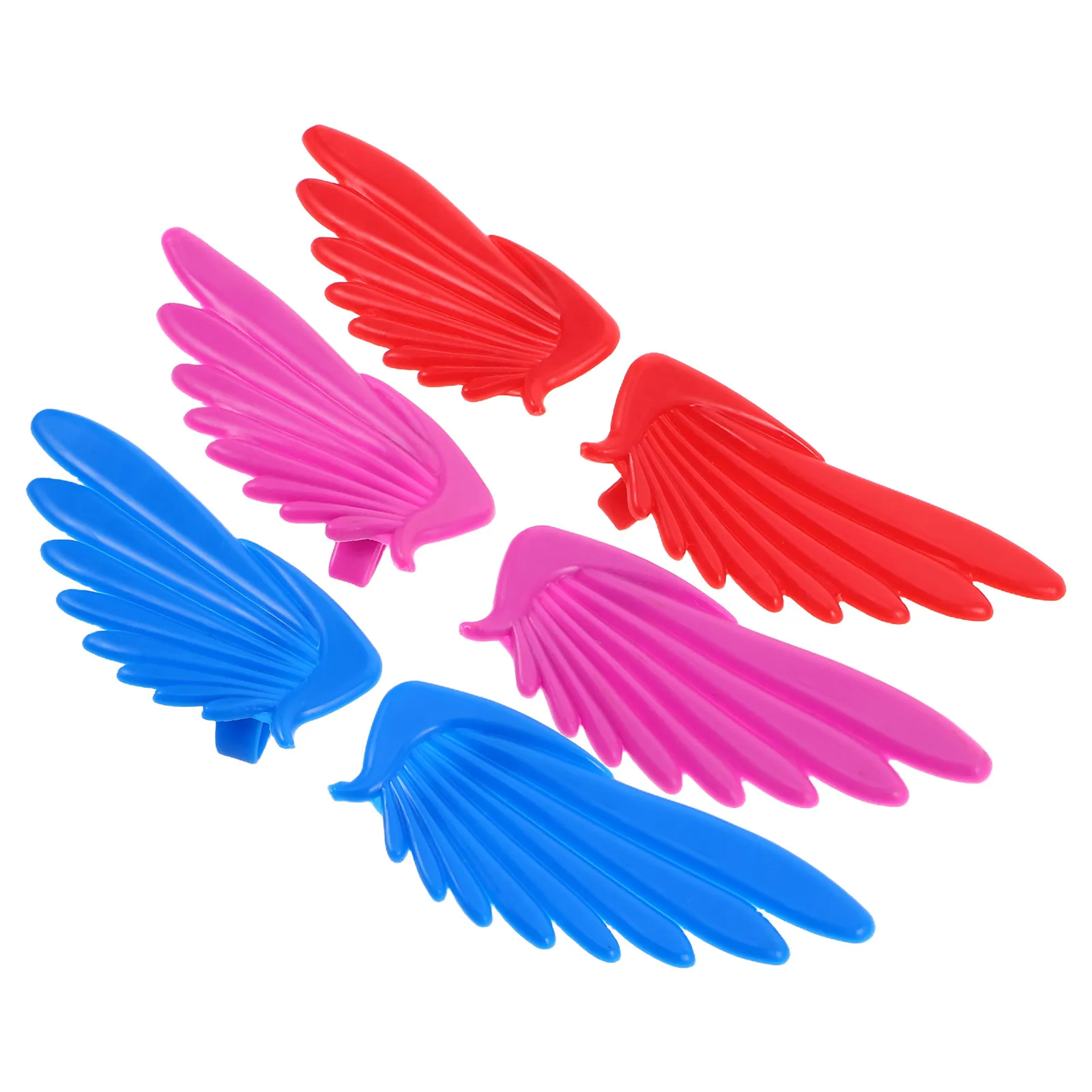 6Pcs Colorful Roller Skate Wings Charms Small Decorative Shoe Accessories Unique DIY Flying Wing Decorations for Roller Skate