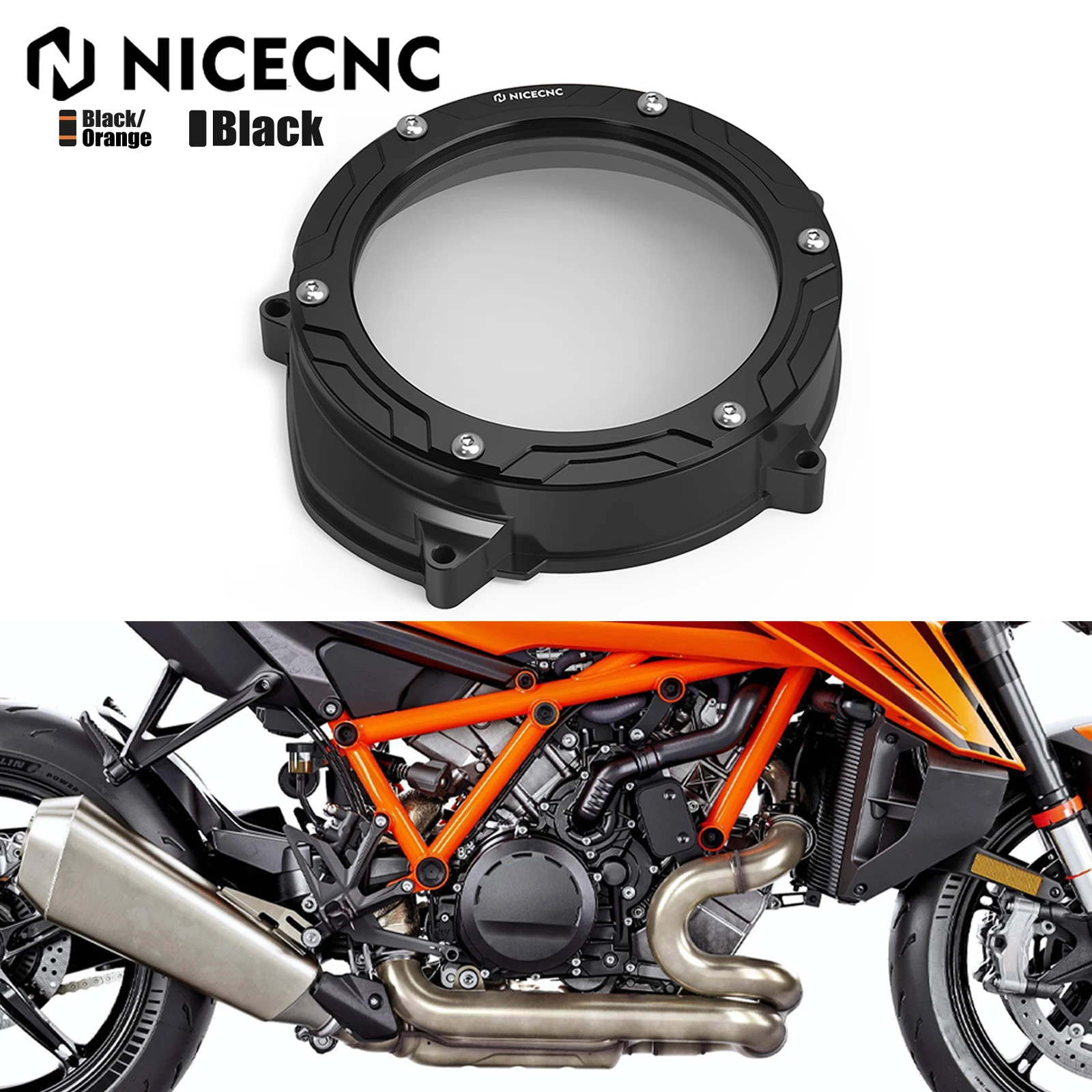 

For KTM 1390 Super Duke 2024-2025 Engine Clutch Cover Protector 1390 Super Duke R 2024 2025 1390 Super Duke R EVO LC8 Engine