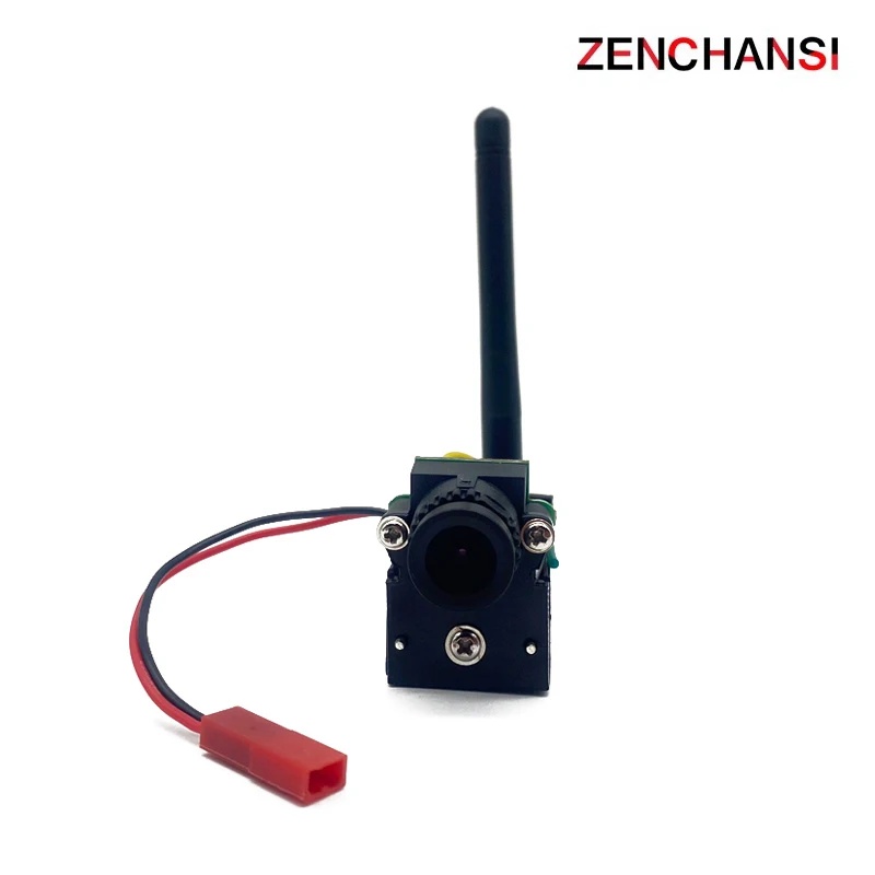 Transmisor VTX ajustable 5,8G 48CH 100/200/400/1000mW y cámara CMOS 1000TVL FPV con disipador de calor más grande para avión RC barco RC