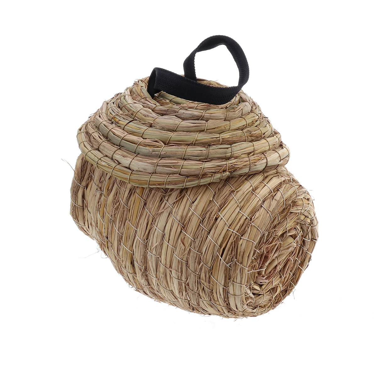 

Natural Handwoven Parakeets Small Pets, Straw Handmade Cage, Eco-Friendly Safe Birds, Ideal Budgerigar, Fits All