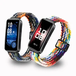 for Huawei Band 8 9 Strap Accessories Adjustable Wristband Elastic Magnetic Nylon Braided Bracelet Correa Huawei Band 9 band
