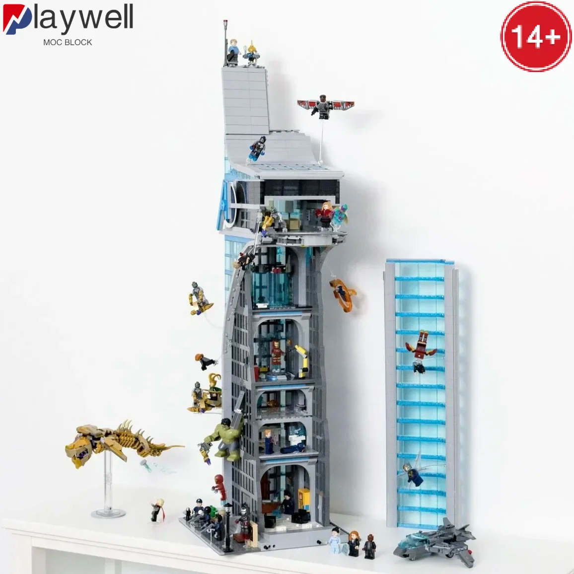 

MINISO 2025 5201PCS Classic Tower 76269 Architecture Street View Assemble Figurines Miniatures Brick-built Model Gifts for Adult