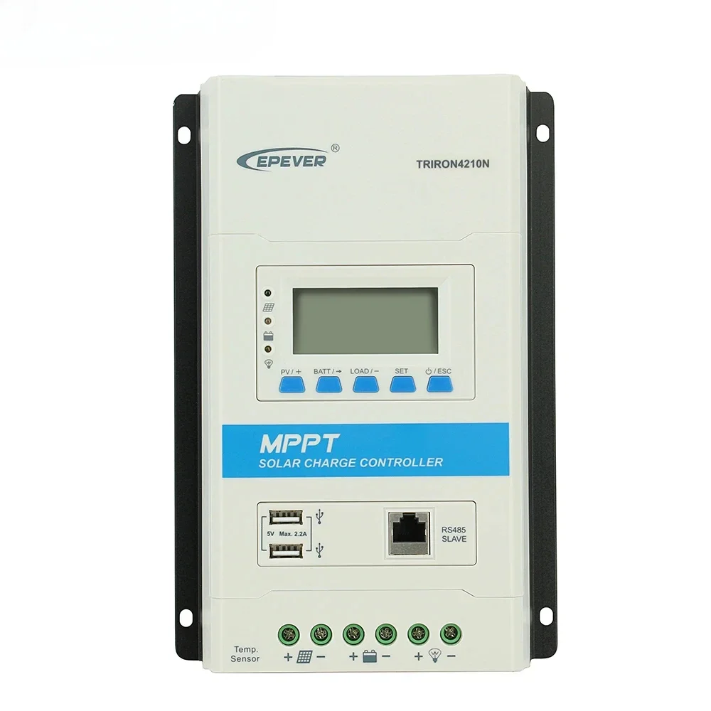 EPever Multi-function Modular 40A 12V/24V MPPT Solar Charge Discharge Controller Solar Controller