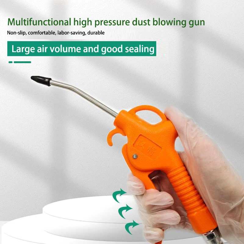 1Pcs Cleaning Gun Blowing Blowing Soot Blowing Gun Pneumatic Dust Removal Powerful Air Compressor Air Pump Equipment Auto Repair