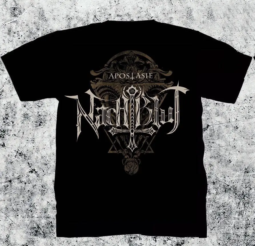 Germany Nachtblut Night Blood Band Tour Commemorative T-shirt Official Genuine Rock Metal High Quality Men and Women Alike