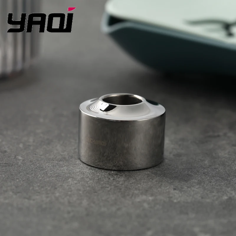 YAQI Inkwell الفولاذ المقاوم للصدأ للرجال حامل ماكينة الحلاقة منتجات الحلاقة للرجال