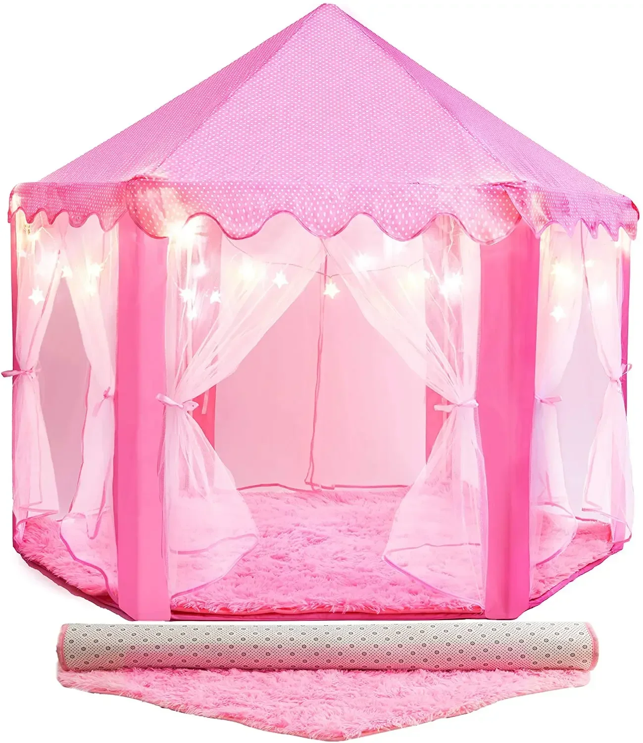 Portable Kids Toy Tent Princess Pink Girl Castle Play House Children Small House Folding Playtent Party Castle Photography Props