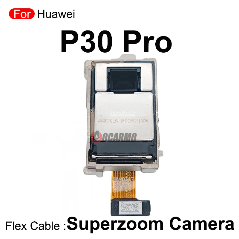 Aocarmo For Huawei P30Pro P30 Pro Front + Back Camera Module And SuperZoom TOF Camera Flex Replacement Parts