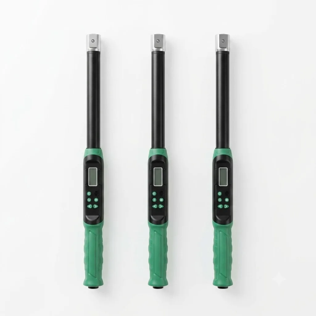 Electronic digital torque wrench preset torque replaceable high precision torque  industrial grade wrench