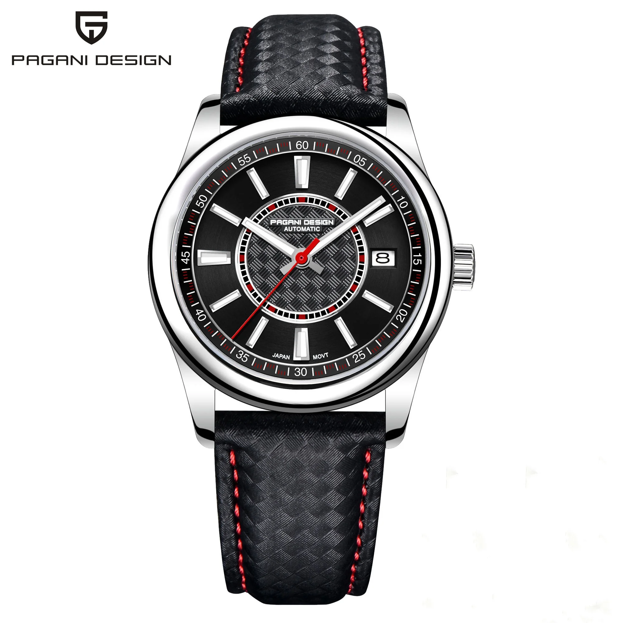 PAGANI DESIGN Sport Men's Automatic Mechanical Wristwatch 40mm NH35 Sapphire Crystal Stainless Steel Waterproof Watch