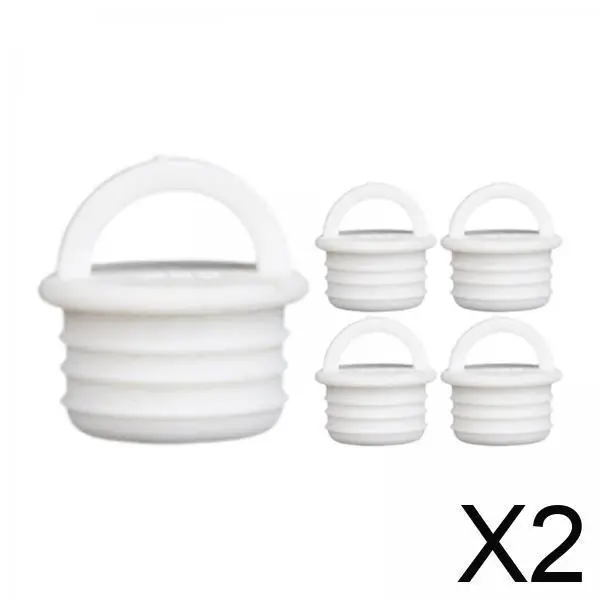 

2x5x Rotating Mop Bucket Drain Plug Parts Replacement Cover Plug for Bathtub 29x27mm