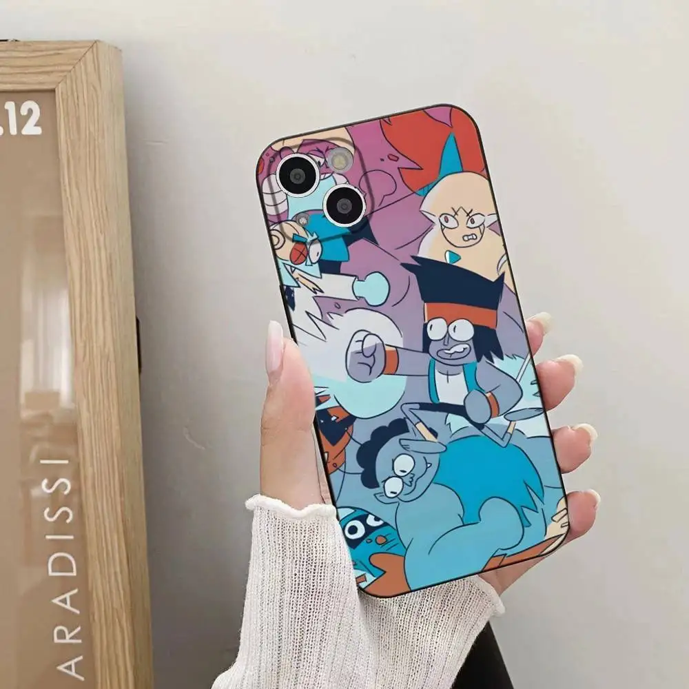 حافظة هاتف O-OK KO Lets Be Heroes لهاتف iPhone 16e,16,15,14,13,12,11 Plus,Pro,Max,XR,XS,X,7,8 SE,Mini Silicone Soft #6