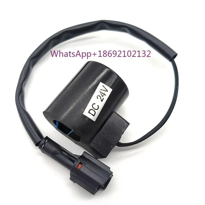 For Hitachi EX55/70/60/200 -6/C210/135/120 Travel Speed Solenoid Valve Coil Excavator Parts