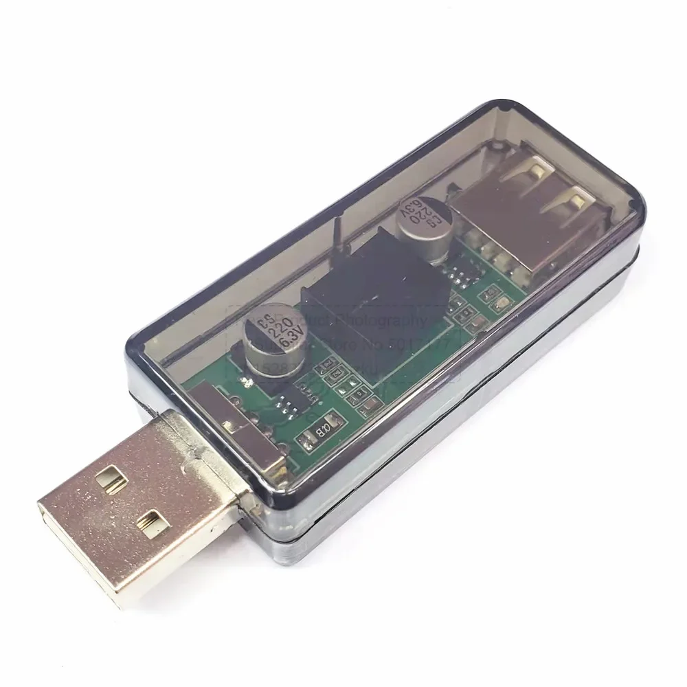 USB 2.0 to USB Isolator Digital Signal Audio Power 2500V Isolation Anti Interference Ground Loop Noise Reduction