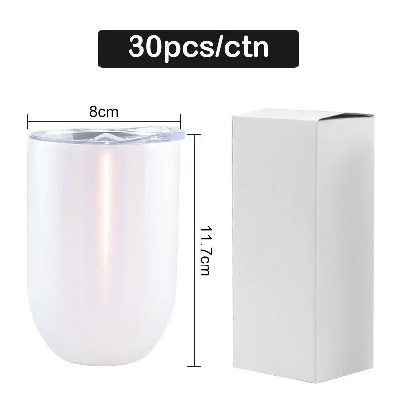 USA warehouse vasos termicos sublimation blank 12 oz double walled stainless steel wine tumbler coffee cups