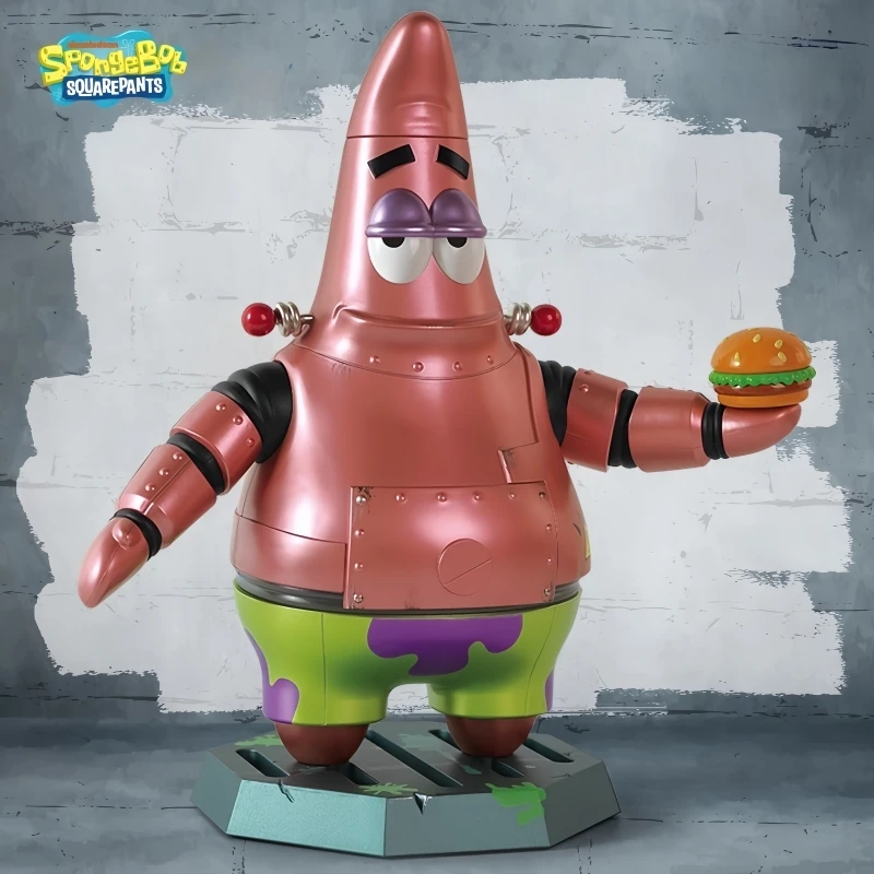 

Spongebob Squarepants Collector's Edition 35Cmpatrick Star Figure Sculpture Machinery Modeling 360 Degree Rotation Collect Model
