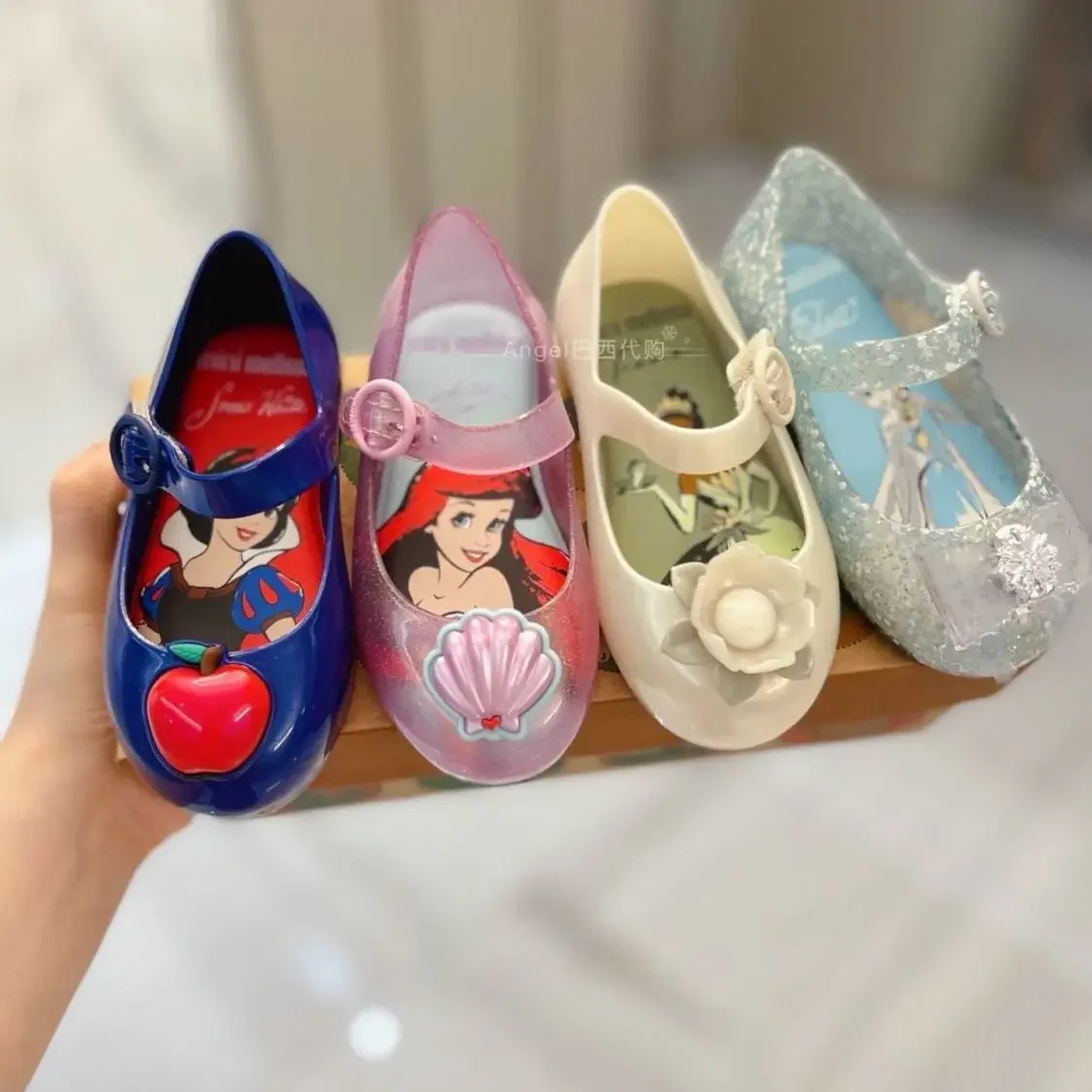 Disney girls frozen princess cute sandały buty antypoślizgowe miękkie botki sportowe na prezent dla dziewczynki