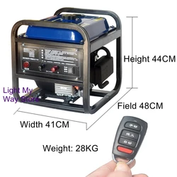 24V gasoline generator 24V DC generator Parking air conditioner gasoline generator 24V battery charger