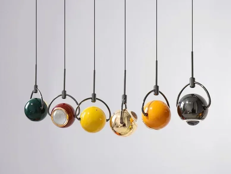 

Minimalist and rotatable internet celebrity chandelier, modern and minimalist restaurant bar counter small chandelier, Nordic