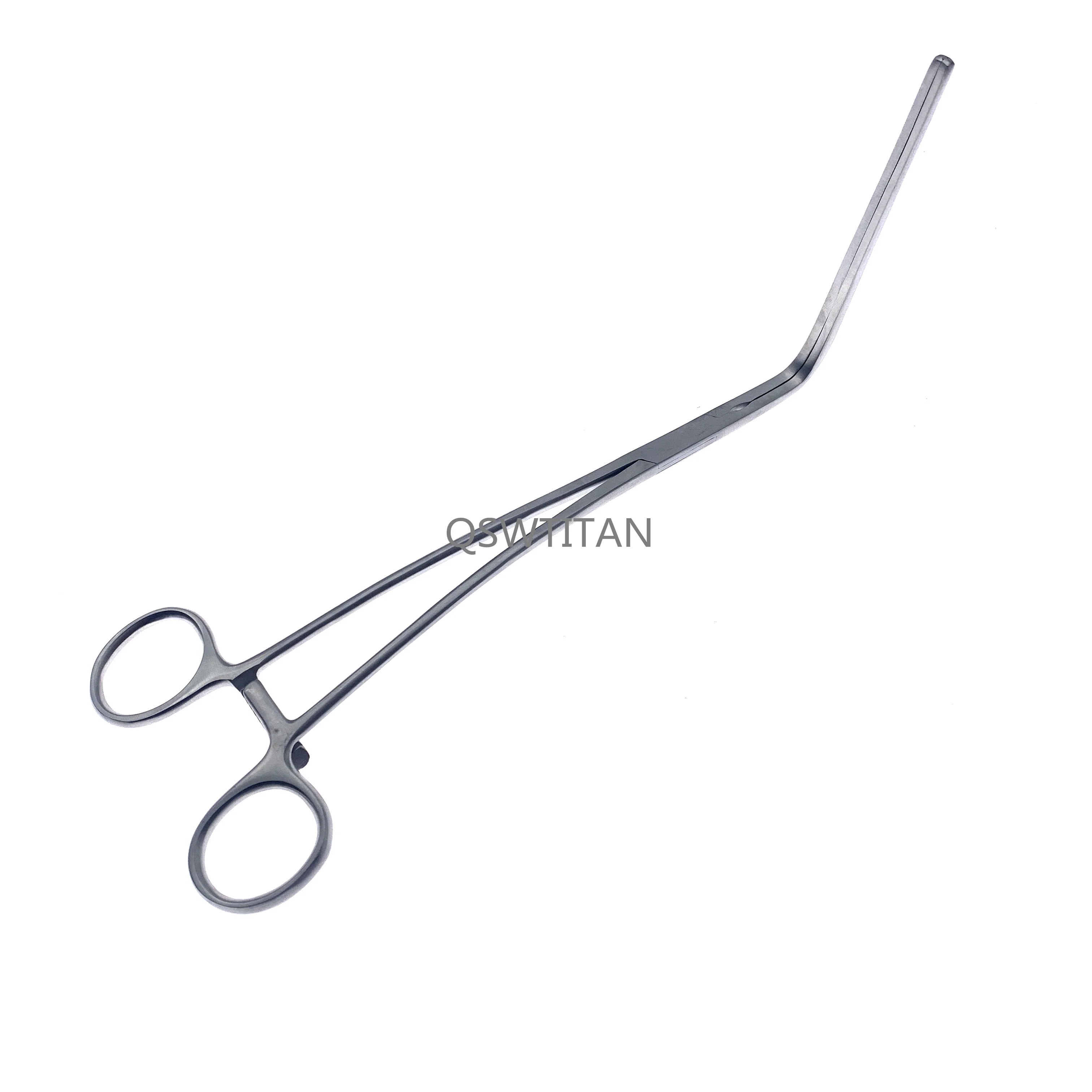 Atraumatic Jaw Tips Vascular Clamps Aortic Exclusion Clamp Cardiovascular Surgical Instruments Stainless Steel