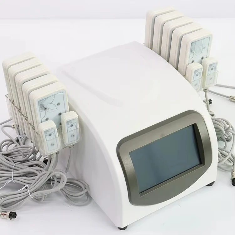 

635nm~650nm Slimm.ing Laser Therapy Pad - 14-Pad Lipo Laser Body Slim.ming Be.auty Machine