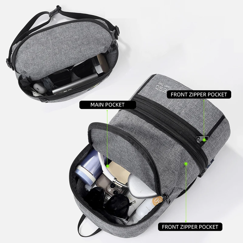 アウトドア折りたたみバックパックビジネストラベルライディングウエストパック大型キャンプハイキングショルダーバッグランドセル新学期ラップトップバッグ