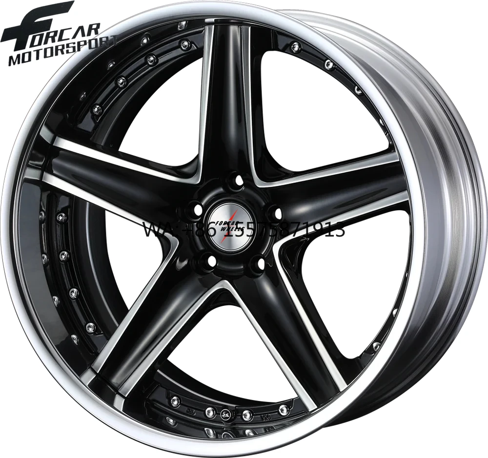 

Gloss Color Forged Custom Made in China Lightweight Passenger Car High Tech Forcar Factory Motorsport Aluminum T6061 Wheels Rims