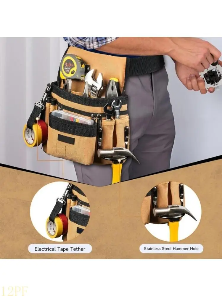 12pf-electrician-waist-bag-robust-cloth-tool-bag-maintenance-electricians-belt-bag