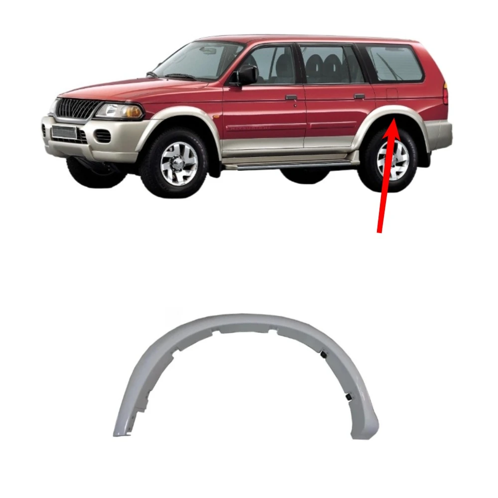 1 Piece 3.0L Rear Wheel Eyebrow for Pajero Sport K90 Rear Wheel Eyebrow for Nativa K80 Mudguard Set for Montero Sport 7420A054