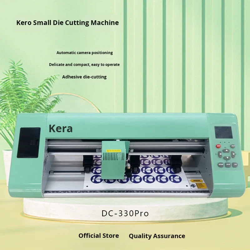 Kelo Small Manual Die Cutting Machine China Crystal Label Sticker Card Thermal Transfer Mobile Phone Film Heat Shrinkable Sheet