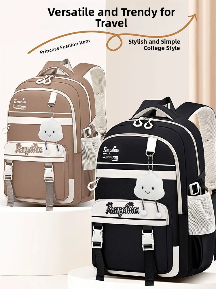 sac-a-dos-scolaire-ultra-leger-pour-filles-d'ecole-primaire-protection-de-la-colonne-vertebrale-grande-capacite-decompression-poignee-souple-impermeable