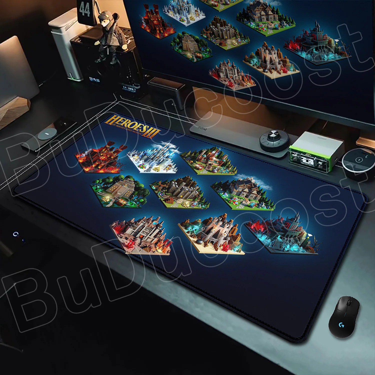New Heroes of Might and Magic 3 Mouse Pad Pc Gamer Computer Accessories Mousepad Gaming Laptop Keyboard Carpet PC Large Desk Mat