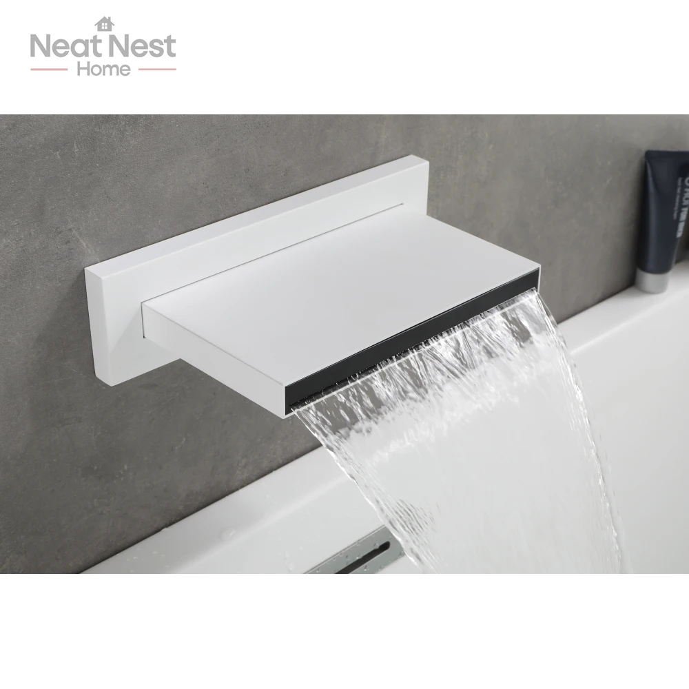 

Faucet Wall Mount Tub Filler Spout ,For Bathroom sink Multiple Uses,High Flow Bathtub shower Cascade Waterfall,Robust And Safe