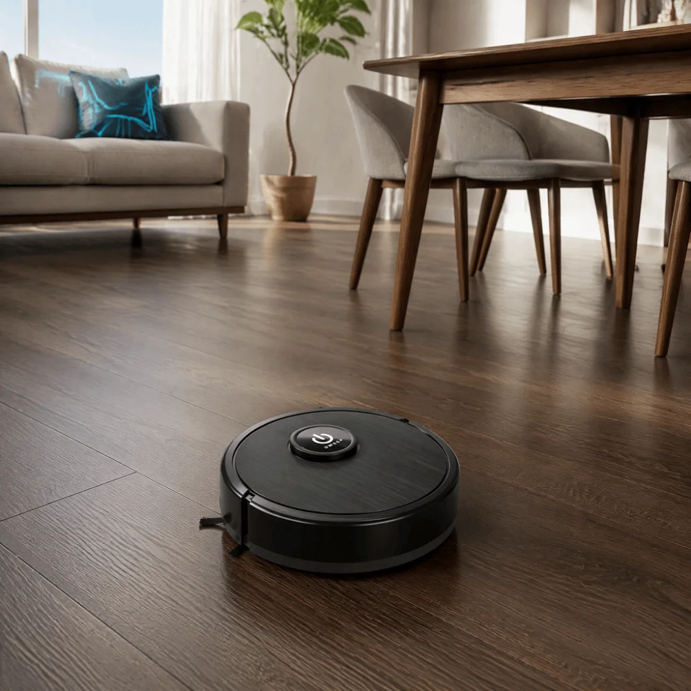Automatic Sweeping Robot Rechargeable Powerful 6000Pa Suction Robot Vacuum USB Charging Multi-Purpose Vacuum Mop Robot